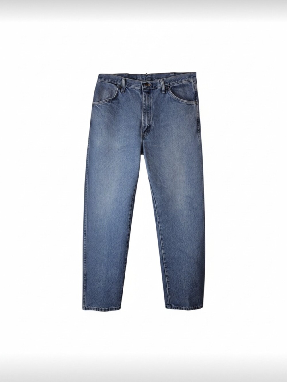Rustler Men's Regular Fit Blue Denim Jeans 36x32